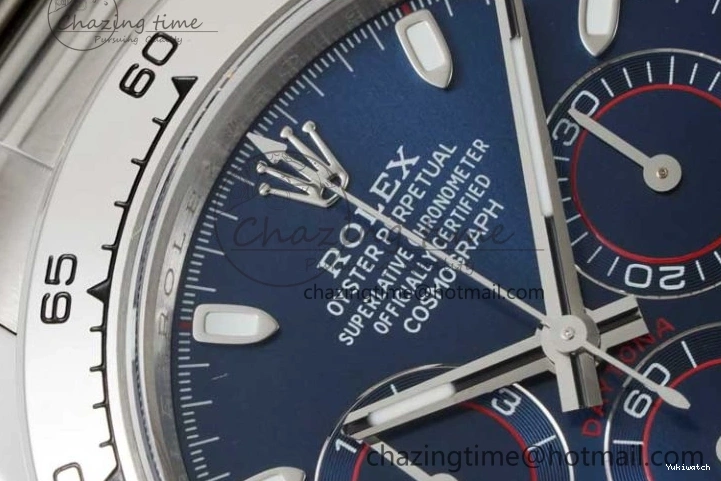 116509 on Best Edition Dial Daytona QF Bracelet SA4130 1:1 SS Blue 0112